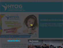Tablet Screenshot of hycig.edu.mx